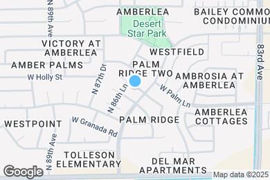 Map image of the property - 8631 W Monte Vista Rd