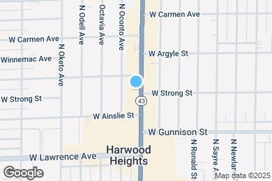 Map image of the property - 4936 N Harlem Ave