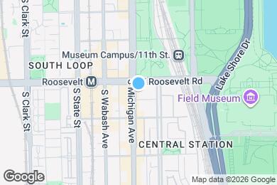 Map image of the property - 1201 S Michigan Ave