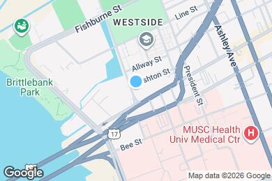 Map image of the property - 8 Hagood Ave