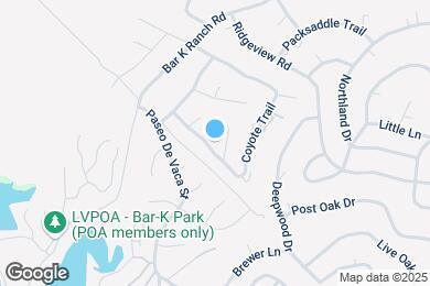 Map image of the property - 21424 Coyote Trl