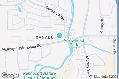 Map image of the property - 680 W 4800 S