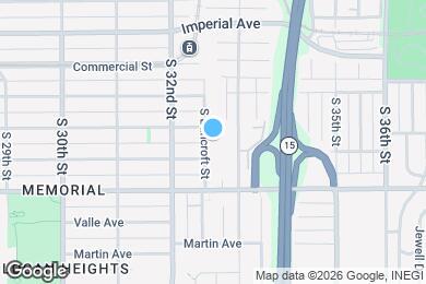 Map image of the property - 331 S Bancroft St