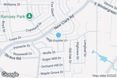 Map image of the property - 214 High Pointe Ln