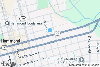 Map image of the property - 603 E Thomas St