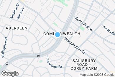 Map image of the property - 1623 Commonwealth Ave