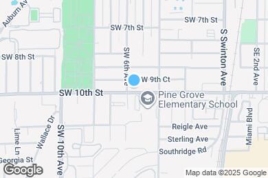 Map image of the property - 513 SW 10th St