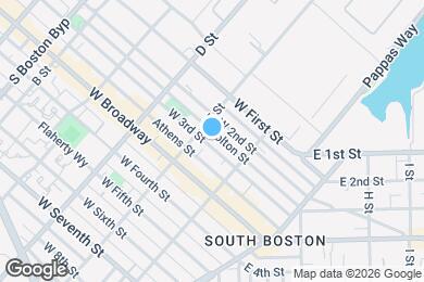 Map image of the property - 242 W 3rd St