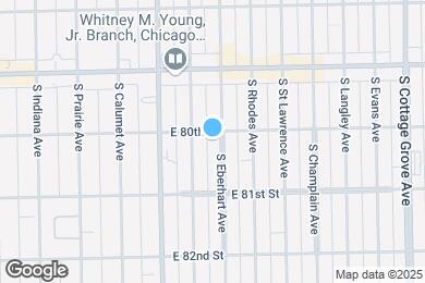 Map image of the property - 8004 S Eberhart Ave