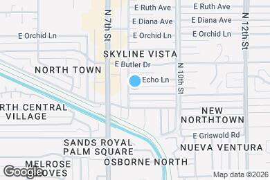 Map image of the property - 806 E El Caminito Dr