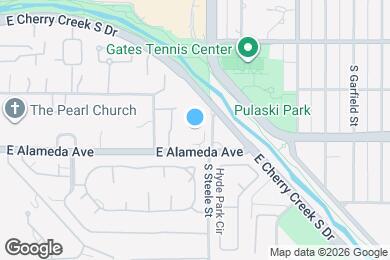 Map image of the property - 3131 E Alameda Ave
