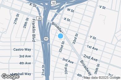 Map image of the property - 3140 1st Ave