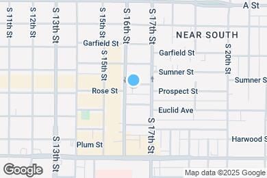 Map image of the property - 1617 Prospect St