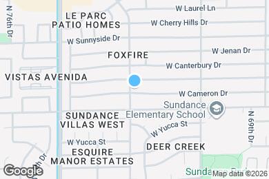 Map image of the property - 7244 W Cameron Dr