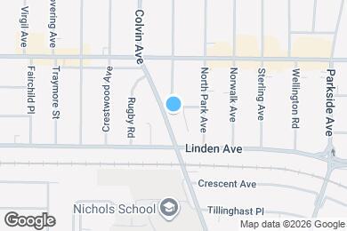 Map image of the property - 165 Colvin Ave