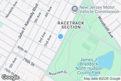 Map image of the property - 8417 Bergenline Ave