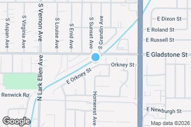 Map image of the property - 17201 E Orkney St