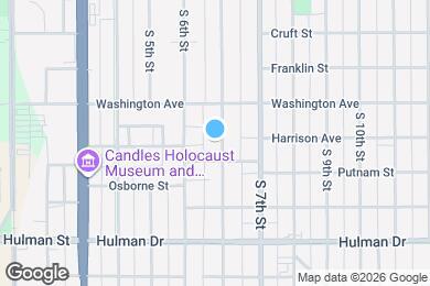Map image of the property - 1445 South Center Street