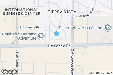 Map image of the property - 3787 E Bright View St