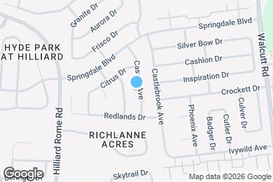 Map image of the property - 3025 Casper Ave