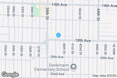 Map image of the property - 3905 18th Ave