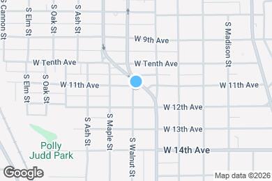 Map image of the property - 1109 S Walnut St