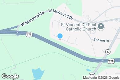 Map image of the property - 204 Campbell Dr