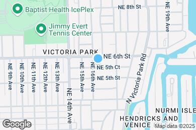 Map image of the property - 1505 NE 5th Ct