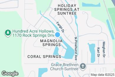 Map image of the property - 1640 Wekiva Dr