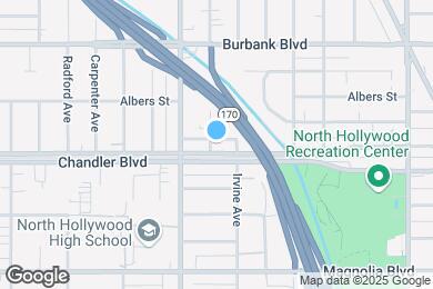 Map image of the property - 11659 Chandler Blvd