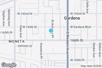 Map image of the property - 16431 S Saint Andrews Pl