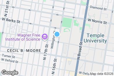 Map image of the property - 1812 N 16th St
