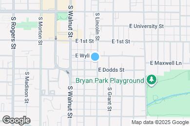 Map image of the property - 718 S Lincoln St