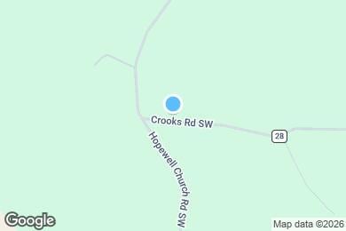 Map image of the property - 7603 Crooks Rd SW