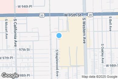 Map image of the property - 9625 S Maplewood Ave