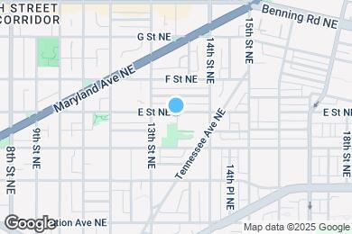 Map image of the property - 1333 E St NE