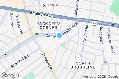 Map image of the property - 1156 Commonwealth Ave