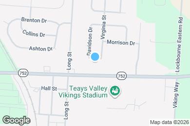 Map image of the property - 508 Virginia St