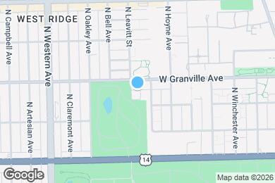 Map image of the property - 6163 N Leavitt St