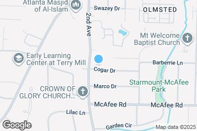 Map image of the property - 1986 Cogar Dr