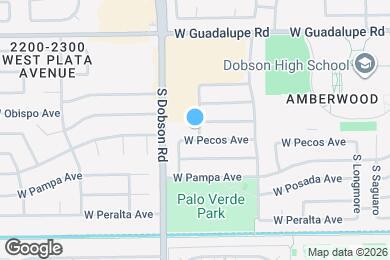 Map image of the property - 2958 S El Paradiso