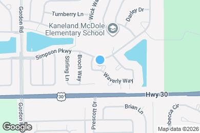Map image of the property - 1967 Waverly Way