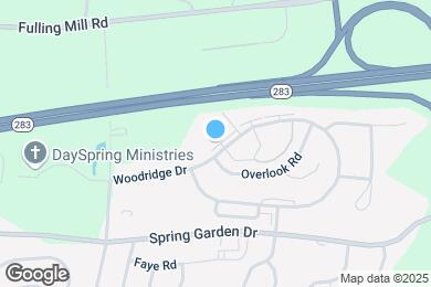 Map image of the property - 822 Woodridge Dr