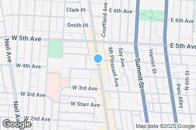 Map image of the property - 1131 N High St