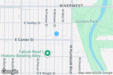 Map image of the property - 904 E Center St
