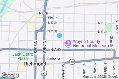 Map image of the property - 1050 N B St