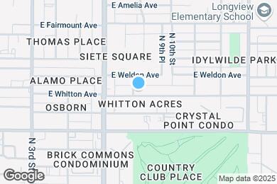 Map image of the property - 822 E Whitton Ave