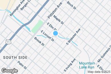Map image of the property - 1119 Prospect Ave