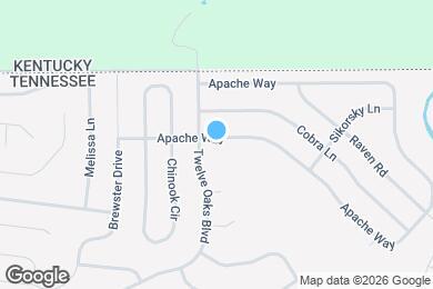 Map image of the property - 1504 Apache Way