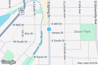 Map image of the property - 418 S Spring St